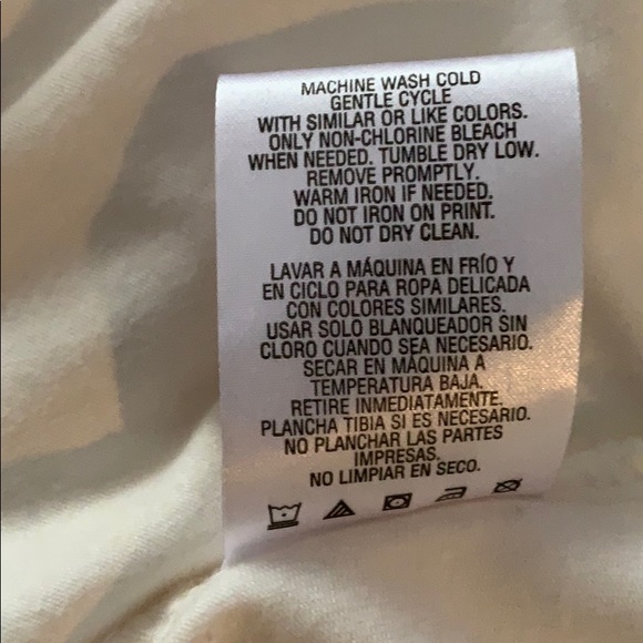 🔥3/$10 Laura Scott XL cream lace front shirt - Picture 6 of 6